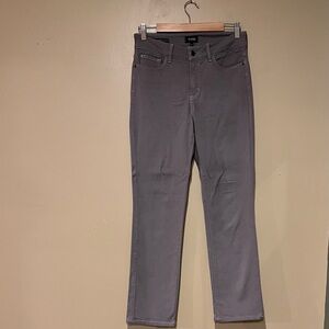 NYDJ Gray Marilyn Straight Leg Jeans Women's Size 8 Lift Tuck Technology